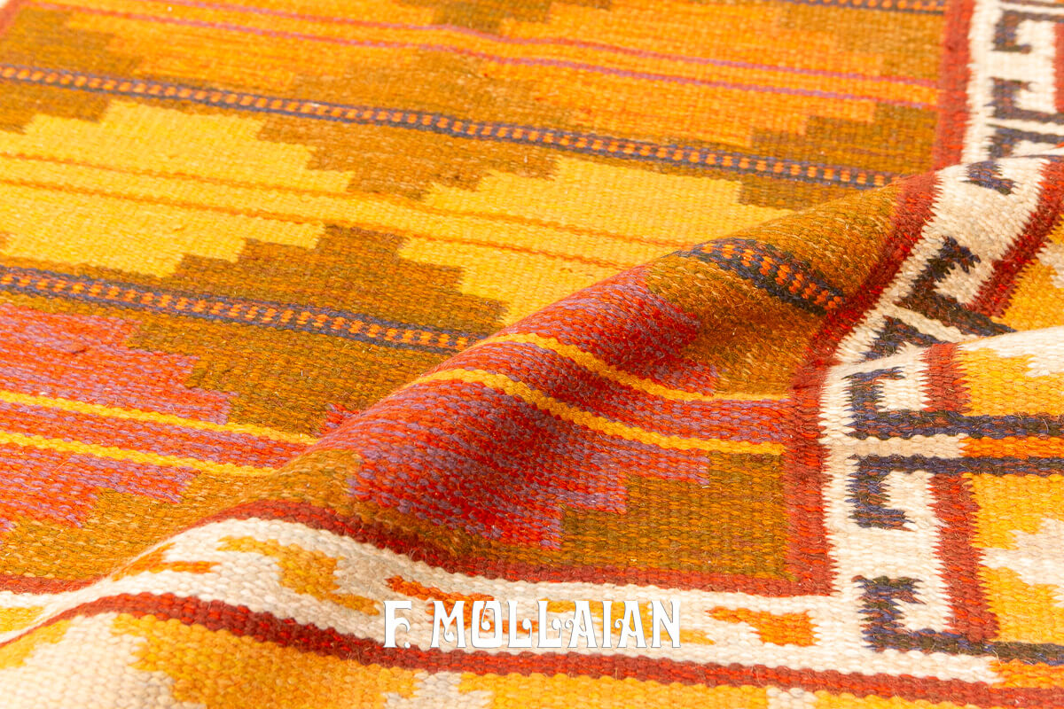 Scandinavian Rug Flat-weave OA n°:805595